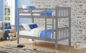 Casper Wooden Bunk Bed Grey