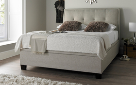Novo Acerra Ottoman Bed Frame Oatmeal
