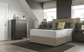 Relyon Orthofirm 800 Pocket Mattress Divan Bed Room