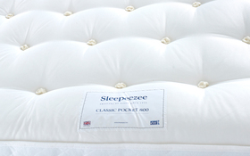 Sleepeezee Classic 800 Pocket Mattress Label