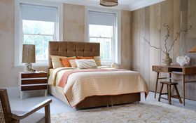 Sleepeezee Memory Ultimate 9500 Lifestyle Dressed Angle
